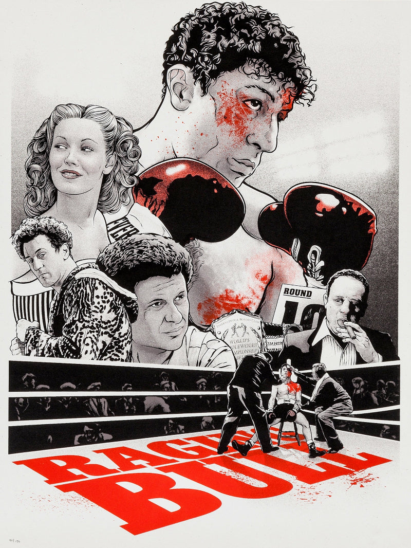 Raging Bull paper poster