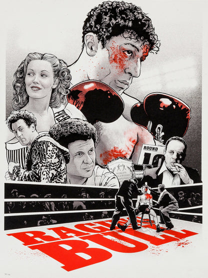 Raging Bull paper poster