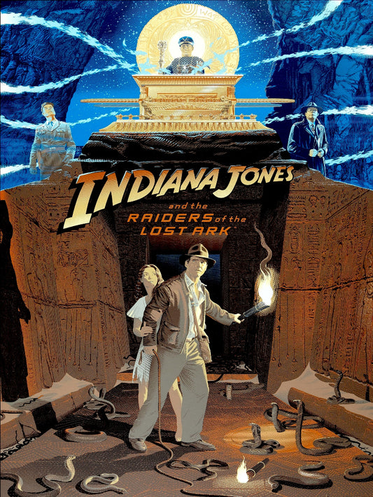 Raiders of The Lost Ark paper poster