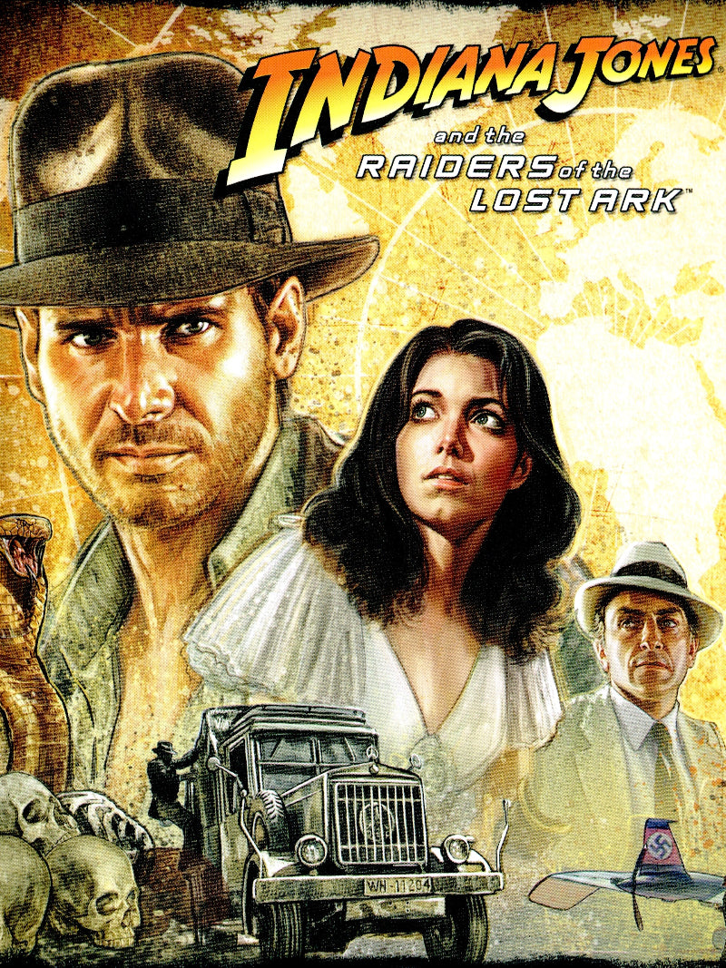 Raiders of The Lost Ark paper poster