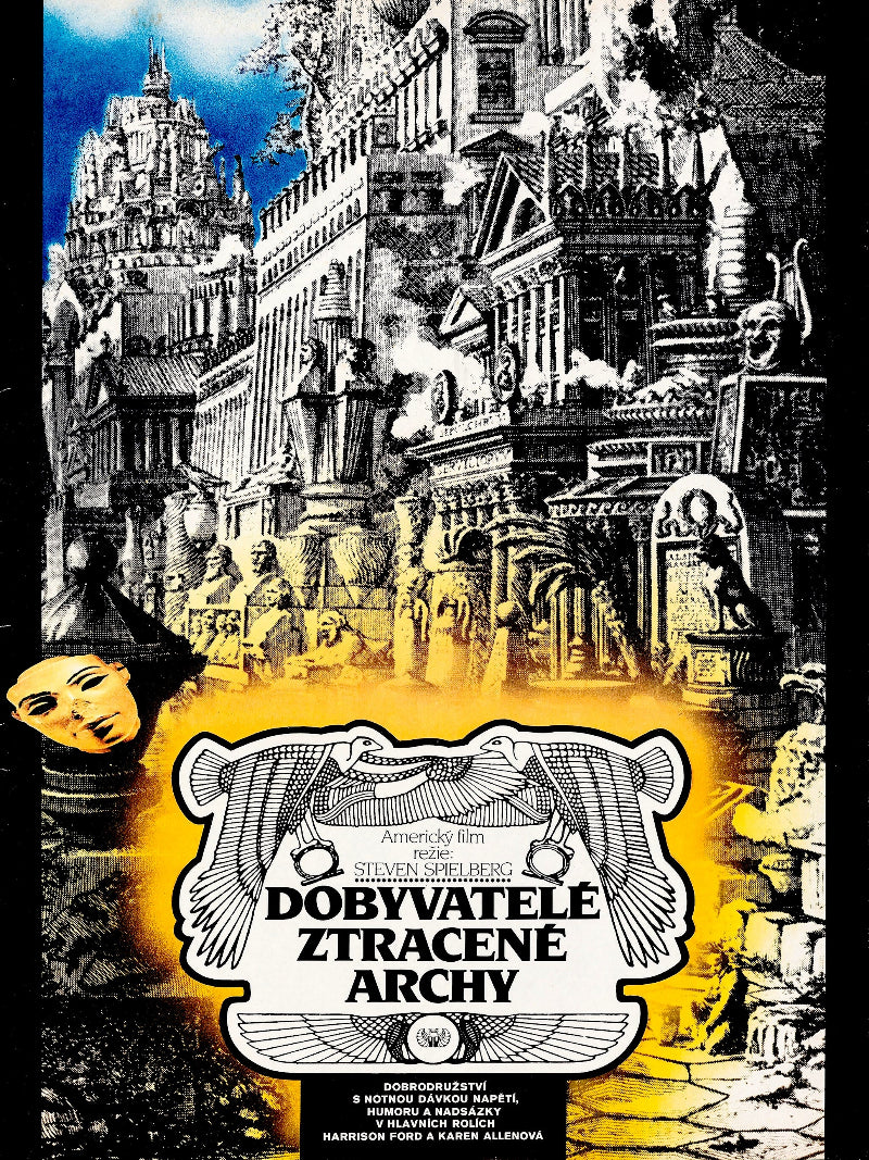 Raiders of The Lost Ark paper poster