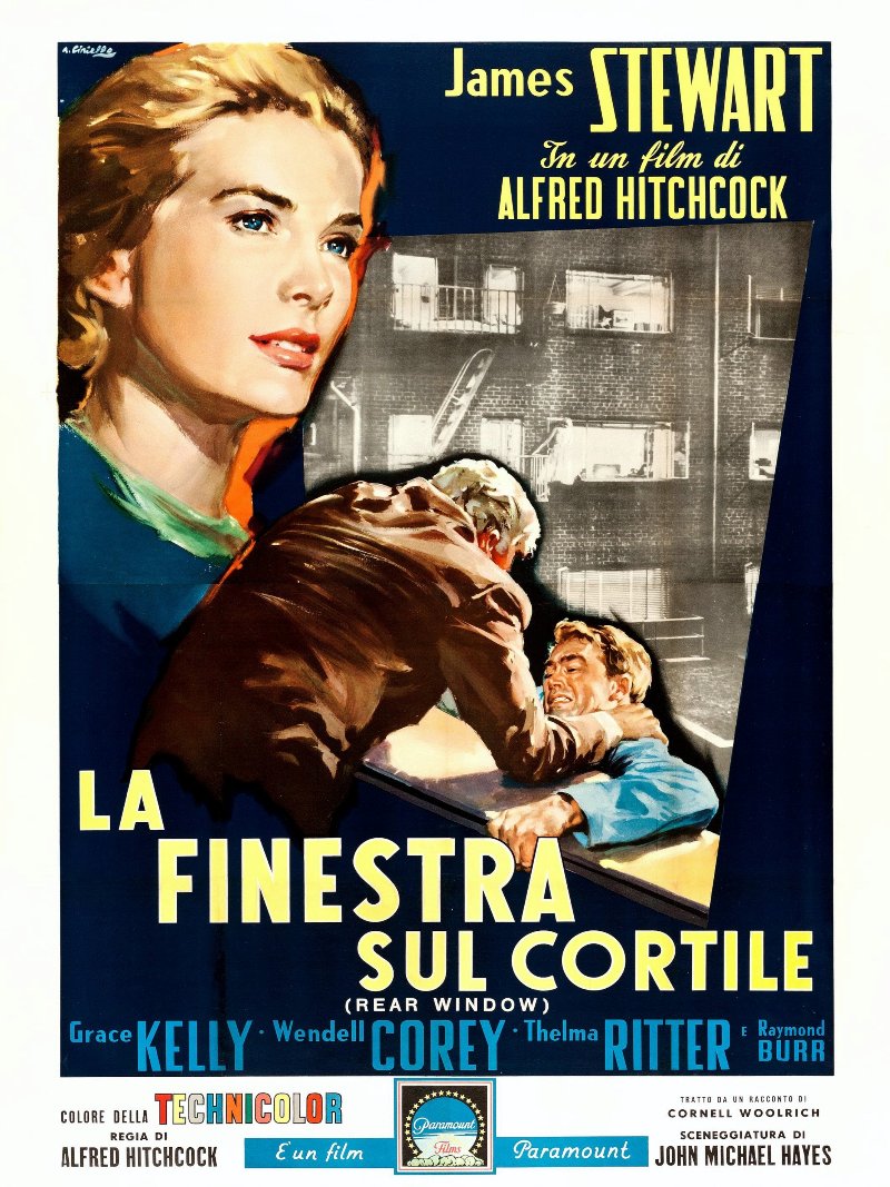 La finestra sul cortile paper poster