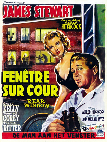 Fenêtre sur cour paper poster