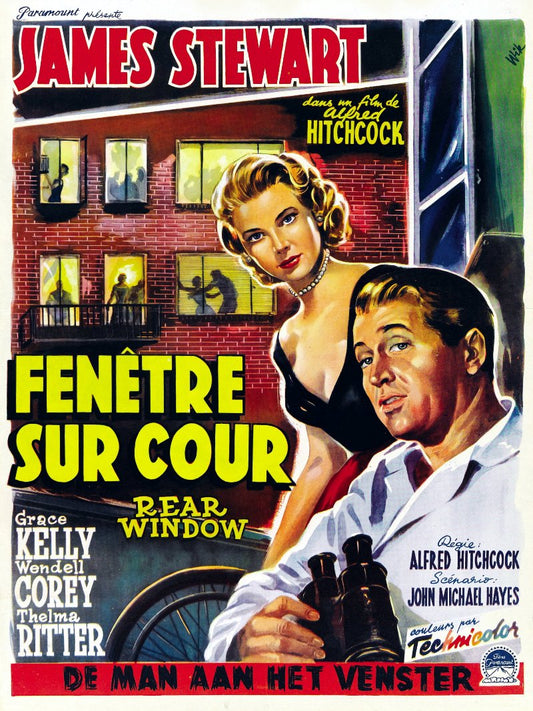 Fenêtre sur cour paper poster