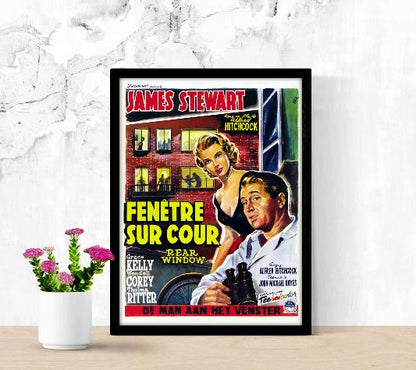 Fenêtre sur cour framed poster