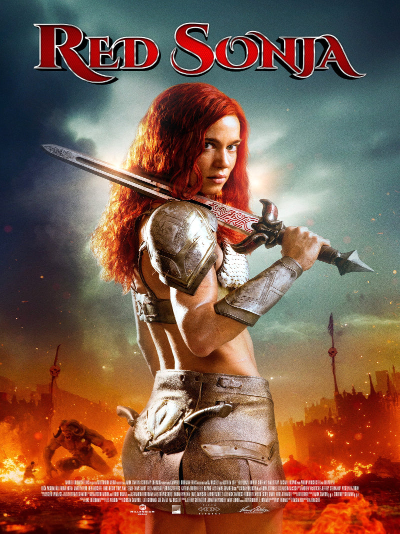 Red Sonja paper poster