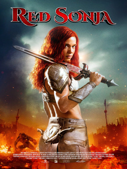 Red Sonja paper poster