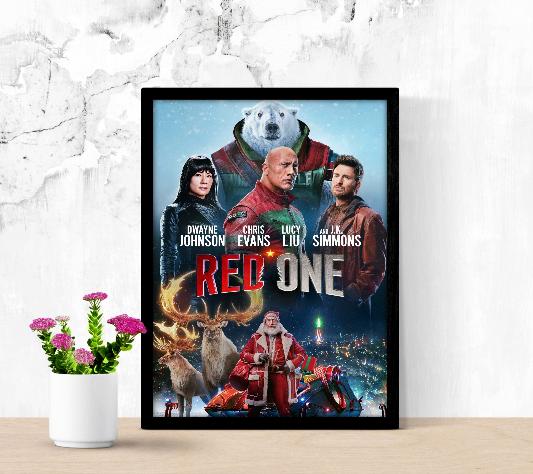 Red One framed poster