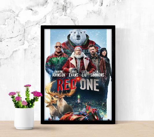 Red One framed poster