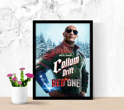 Red One framed poster