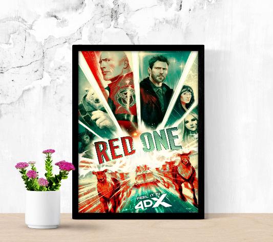 Red One framed poster