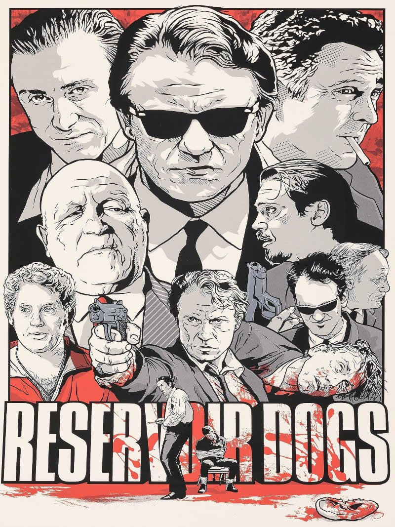 Reservoir Dogs paper poster