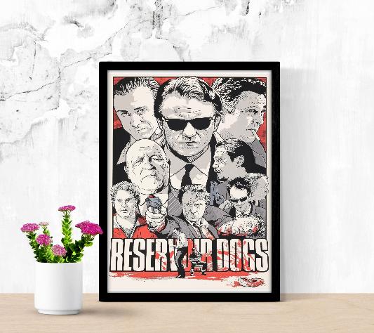 Reservoir Dogs framed poster