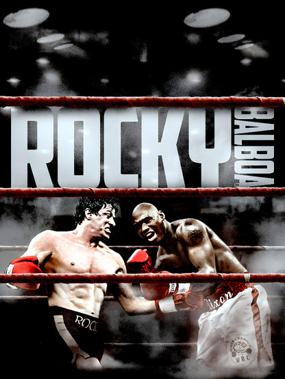 Rocky Balboa paper poster