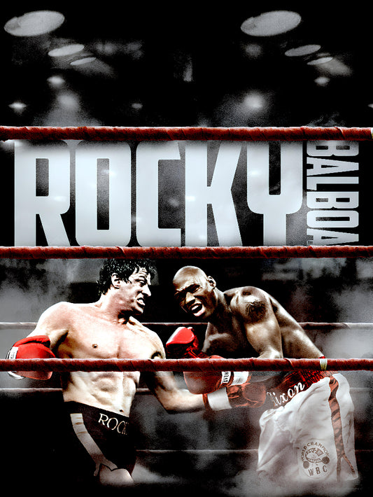 Rocky Balboa paper poster