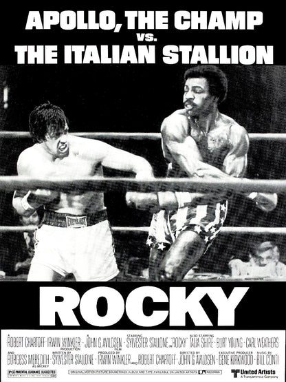 Rocky paper poster