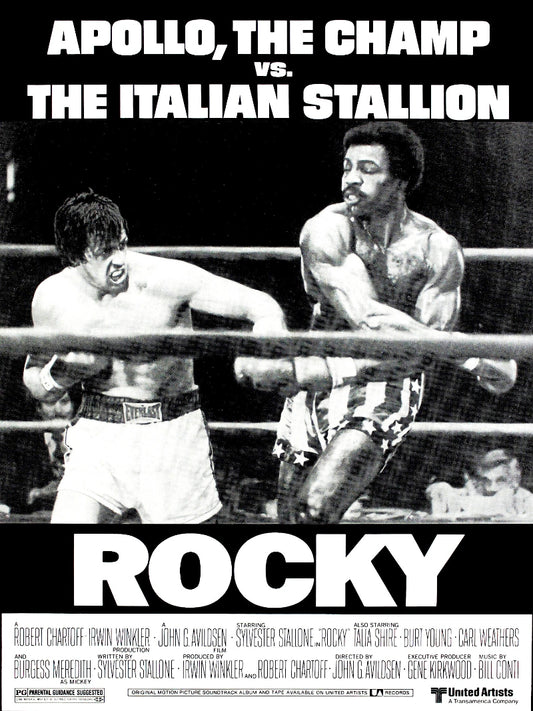 Rocky paper poster