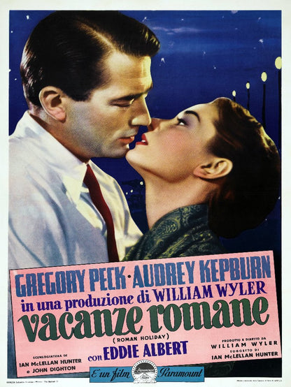 Vacanze romane paper poster