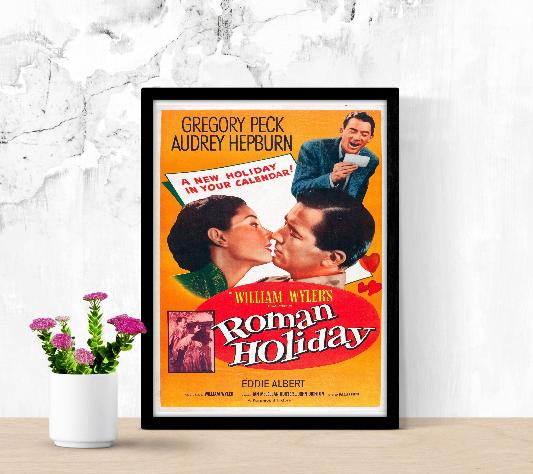 Roman Holiday framed poster