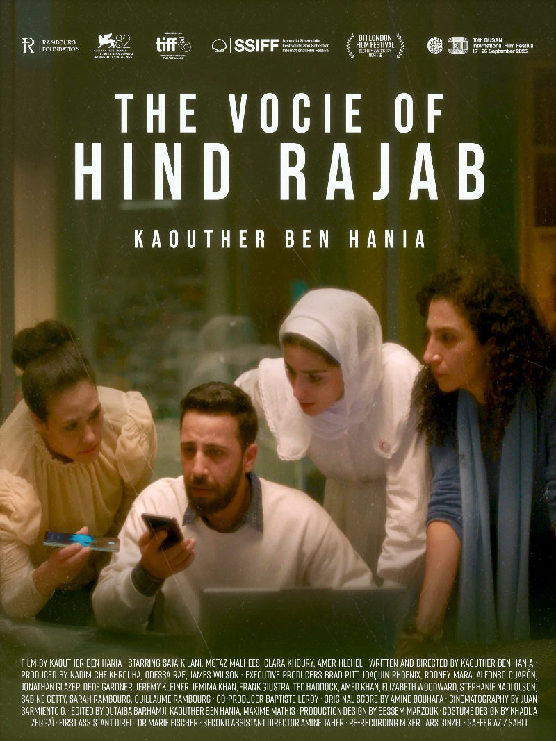 The Vocie of Hind Rajab paper poster