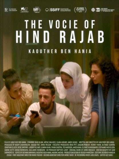 The Vocie of Hind Rajab paper poster