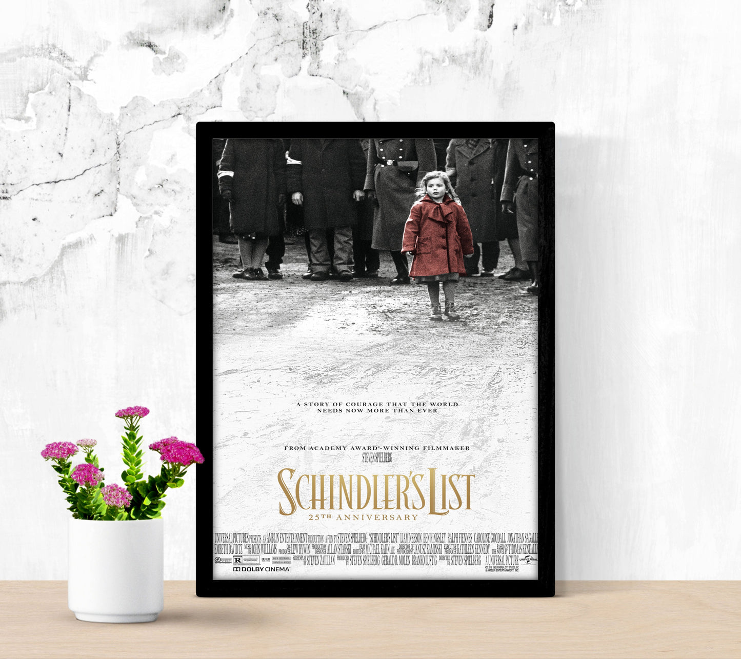 Schindler’s List framed poster