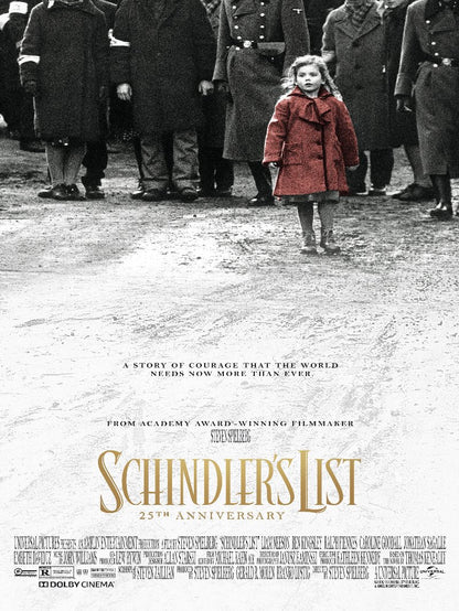 Schindler’s List paper poster