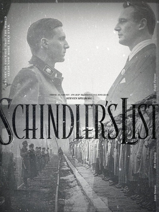 Schindler’s List paper poster