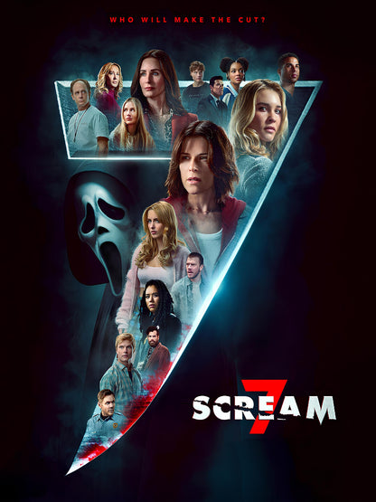 Scream 7 paper poster