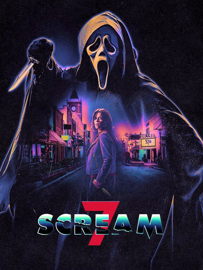 Scream 7 paper poster