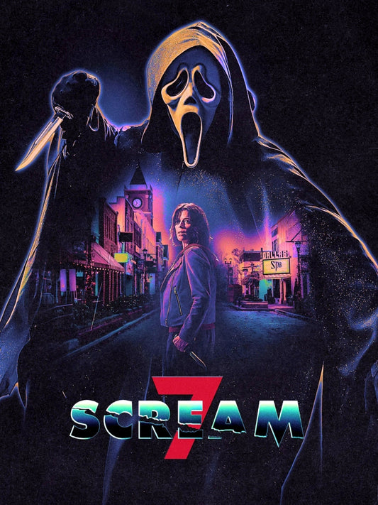 Scream 7 paper poster