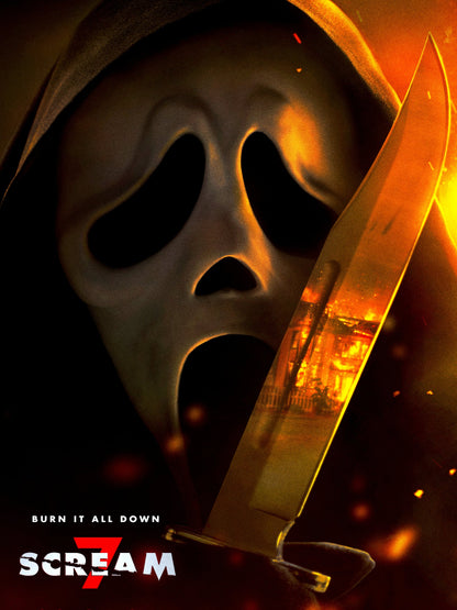 Scream 7 paper poster