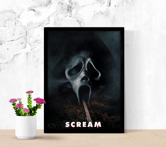 Scream framed poster