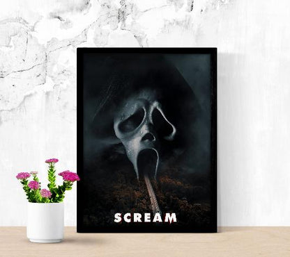 Scream framed poster