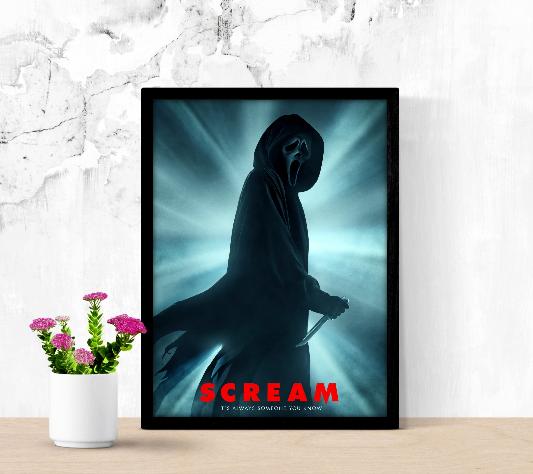 Scream framed poster