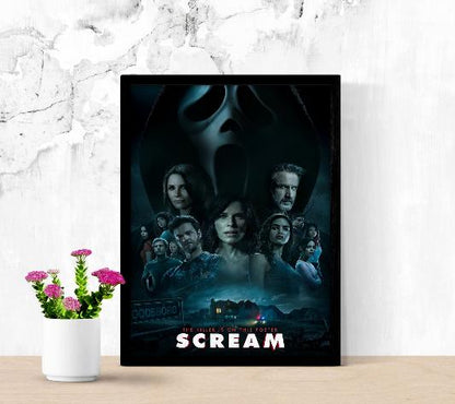 Scream framed poster