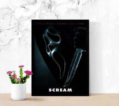 Scream framed poster