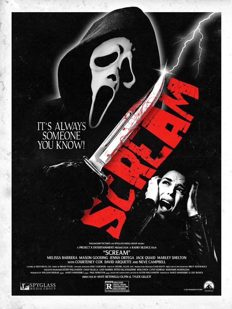 Scream paper poster