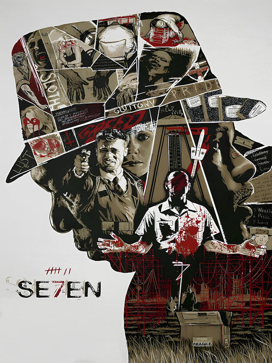 Se7en Cinematic Wall Art paper poster