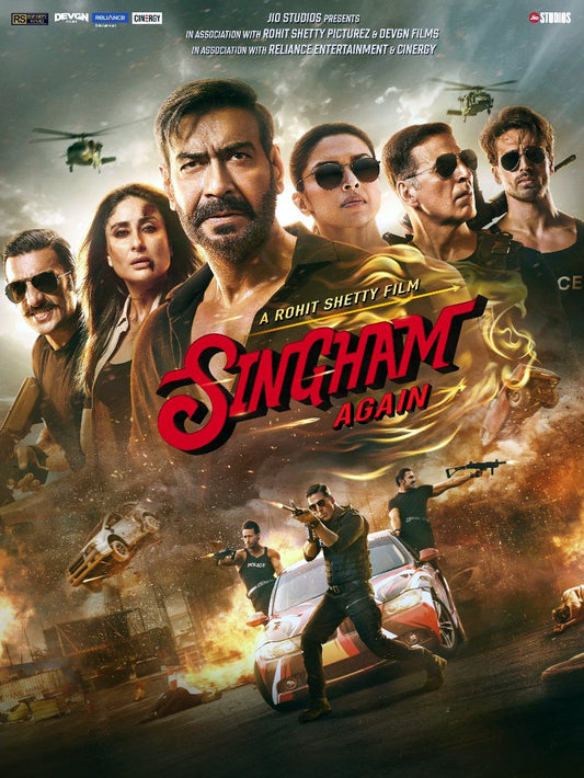 Singham Again paper poster