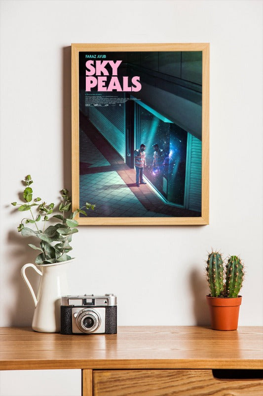 Sky Peals - framed poster