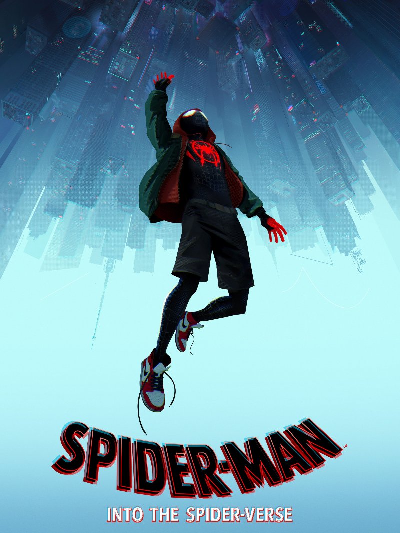 Spider Man Into the Spider Verse paper poster