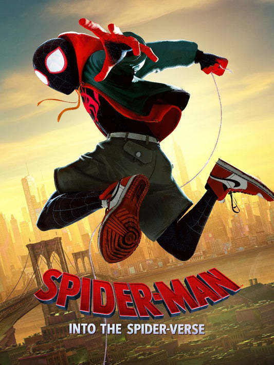 Spider Man Into the Spider Verse paper poster