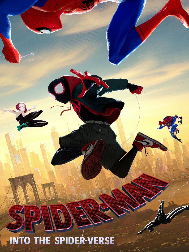 Spider Man Into the Spider Verse paper poster