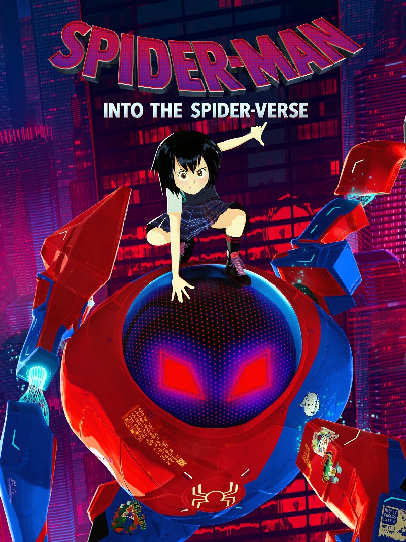 Spider Man Into the Spider Verse paper poster