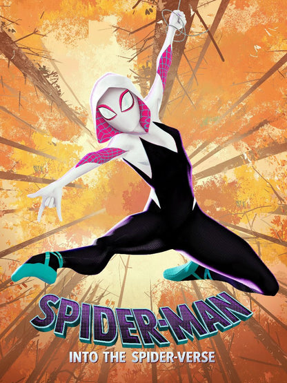 Spider Man Into the Spider Verse paper poster