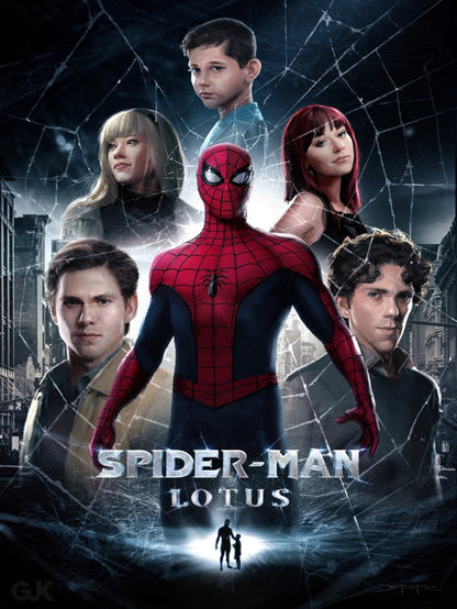 Spider-Man Lotus - paper poster - postercinema