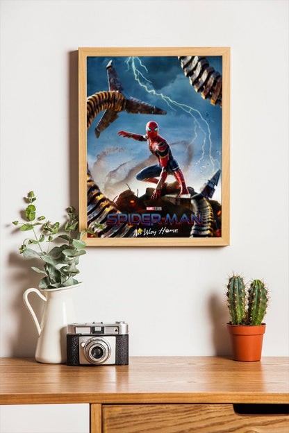 Spider Man No Way Home - framed poster