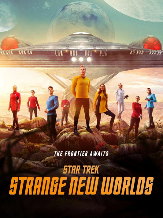 Star Trek Strange New Worlds paper poster