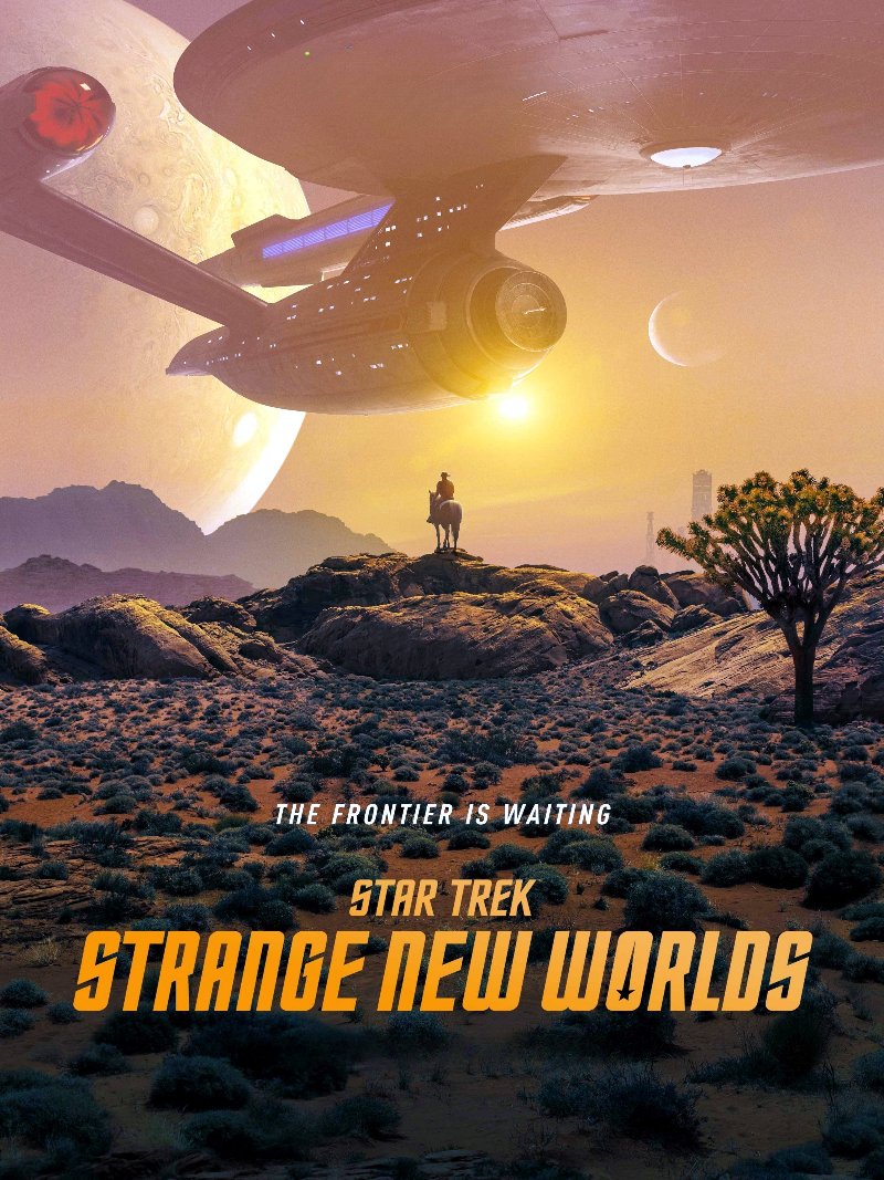 Star Trek Strange New Worlds paper poster